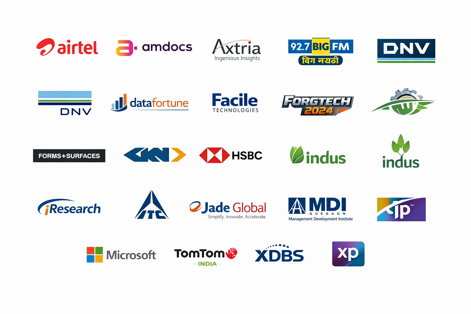 Trusted by Leading Brands - Airtel, Amdocs, Axtria, HSBC, Microsoft, ITC, Jade Global and more